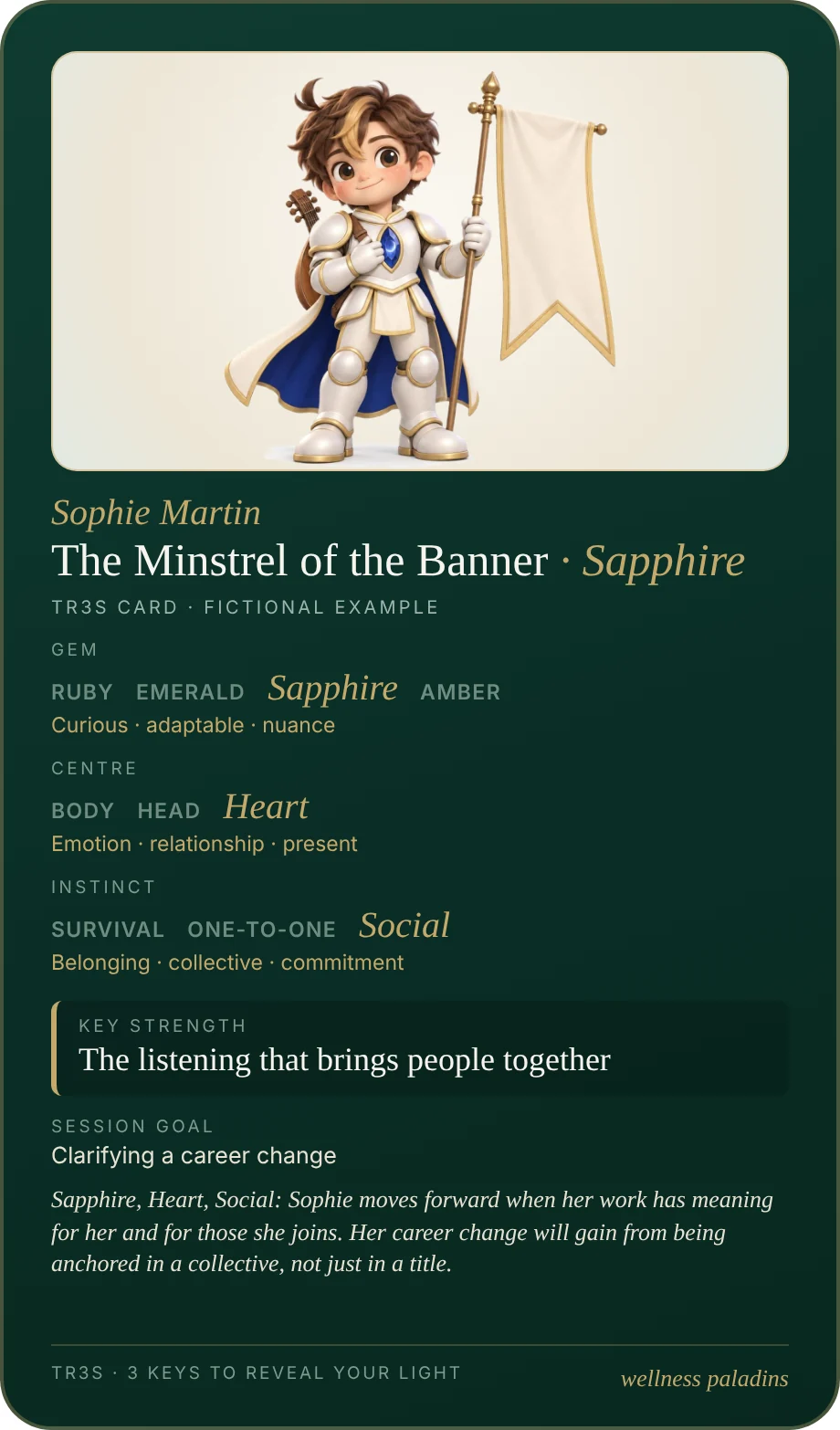 Exemple de TR3S Card